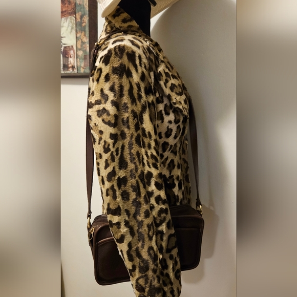 Coach #9974 Multi-zip Legacy Camera Bag Chocolate glove Tanned Leather 1995 - Picture 10 of 10